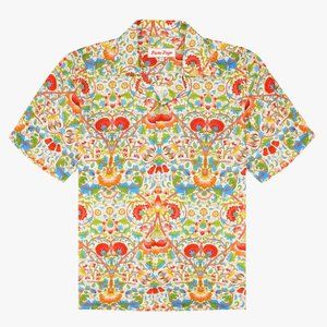 "Le Voyage" Camp Collar Shirt (MATCHING SET)